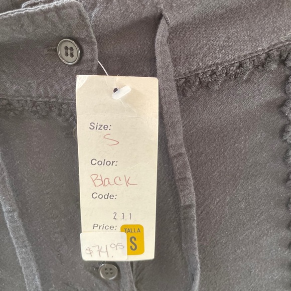 Peruvian cotton cropped pants. - Picture 2 of 4